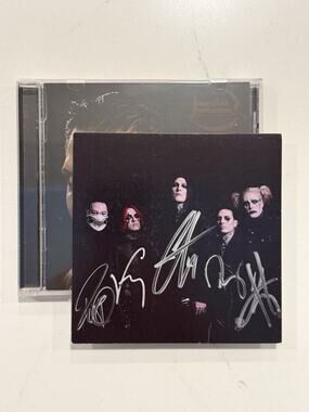 Motionless In White Decades CD SIGNED Card AUTOGRAPHED #1